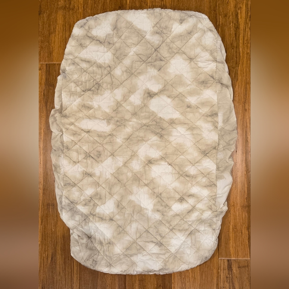 Crate & Barrel Kids Marble Pattern Changing Pad Cover